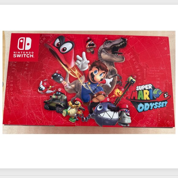 🎮 Nintendo 🎮 Switch Super Mario Odyssey Edition Bundle - Red Joy-Con - Picture 5 of 16
